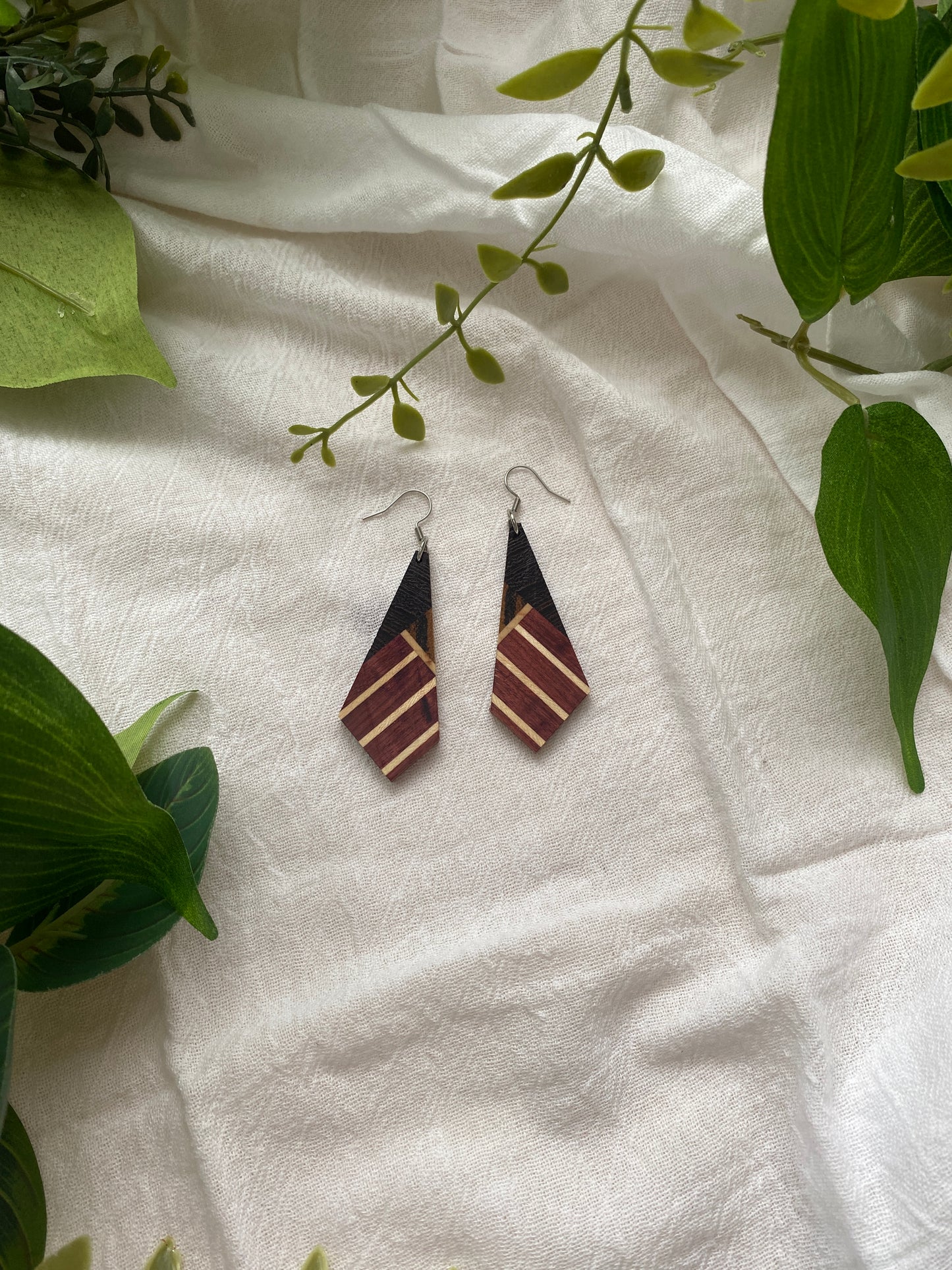 Geometric Pendant Earrings