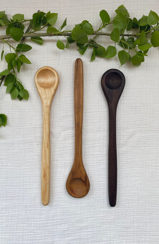 Wood spoon round 1.75in head