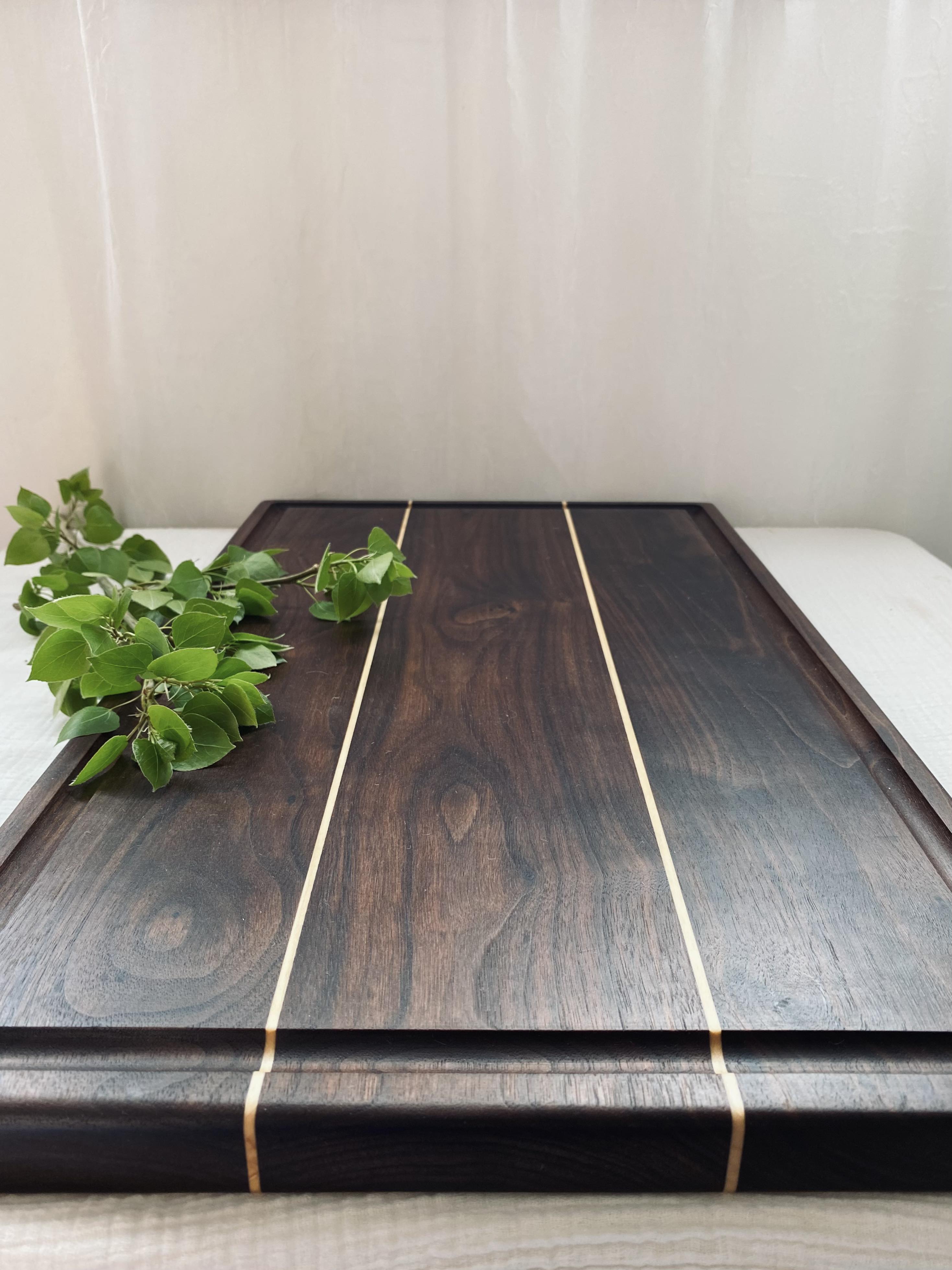 Walnut & Maple Large Carving Board — Ambrose825Crafts Sacramento, CA (916)  995-4414